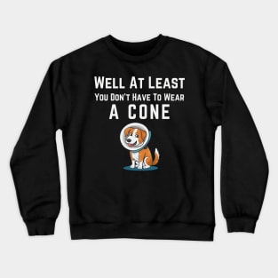 Well At Least You Don't Have To Wear A Cone Crewneck Sweatshirt